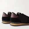 Rockrunner Suede, Leather and Mesh Sneakers - BK