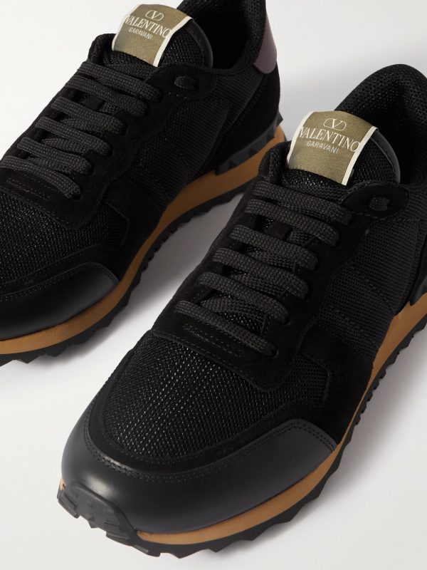 Rockrunner Suede, Leather and Mesh Sneakers - CU