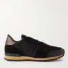 Rockrunner Suede, Leather and Mesh Sneakers