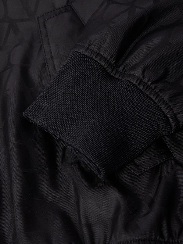 Toile Iconograph Logo-Jacquard Shell Bomber Jacket - E1