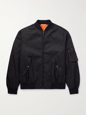 Toile Iconograph Logo-Jacquard Shell Bomber Jacket Toile Iconograph Logo-Jacquard Shell Bomber Jacket