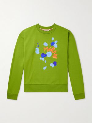 Logo-Print Cotton-Jersey Sweatshirt Logo-Print Cotton-Jersey Sweatshirt