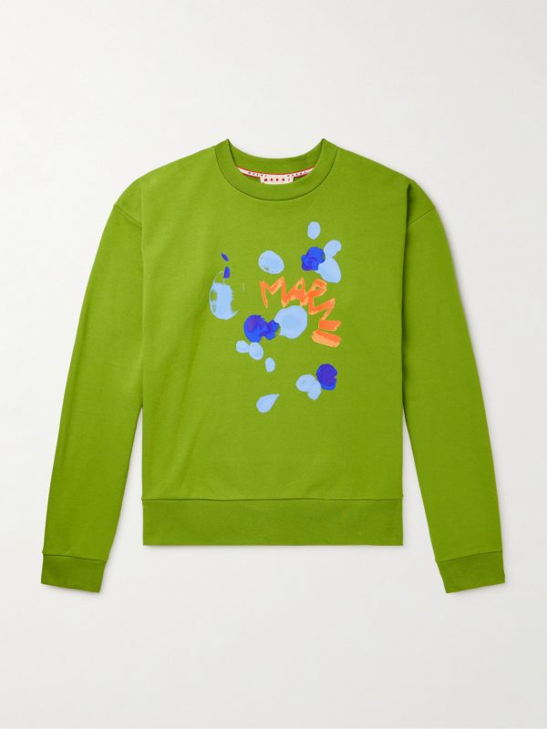 Logo-Print Cotton-Jersey Sweatshirt Logo-Print Cotton-Jersey Sweatshirt
