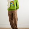 Logo-Print Cotton-Jersey Sweatshirt - OU Logo-Print Cotton-Jersey Sweatshirt - OU