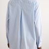 Thursday Logo-Embroidered Striped Cotton-Poplin Shirt - BK Thursday Logo-Embroidered Striped Cotton-Poplin Shirt - BK