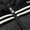 Striped Quilted Shell Down Bomber Jacket - CU Striped Quilted Shell Down Bomber Jacket - CU