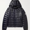 Logo-Appliquéd Quilted Shell Down Hooded Jacket Logo-Appliquéd Quilted Shell Down Hooded Jacket