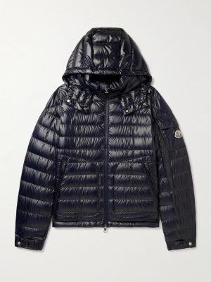 Logo-Appliquéd Quilted Shell Down Hooded Jacket Logo-Appliquéd Quilted Shell Down Hooded Jacket