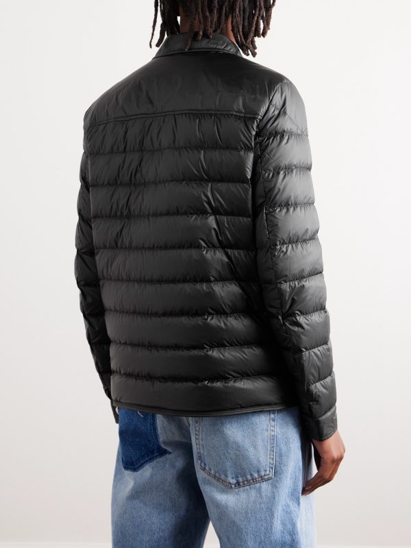 Logo-Appliquéd Quilted Shell Down Jacket - BK Logo-Appliquéd Quilted Shell Down Jacket - BK