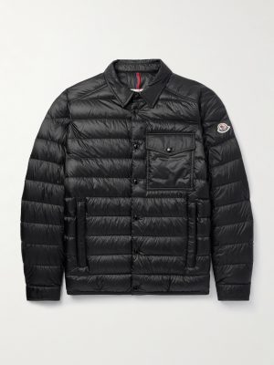 Logo-Appliquéd Quilted Shell Down Jacket Logo-Appliquéd Quilted Shell Down Jacket