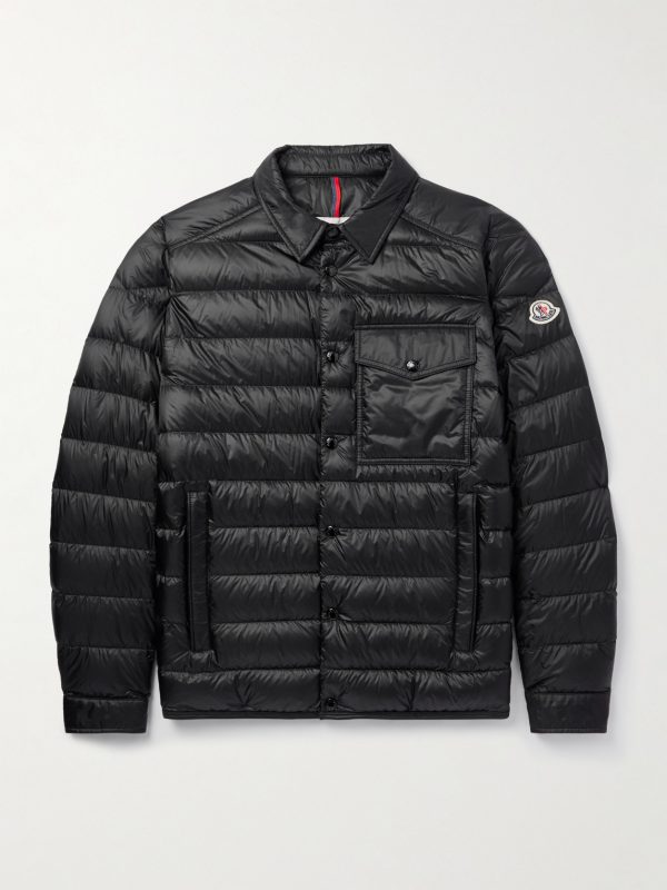 Logo-Appliquéd Quilted Shell Down Jacket Logo-Appliquéd Quilted Shell Down Jacket