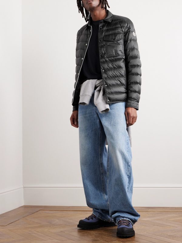 Logo-Appliquéd Quilted Shell Down Jacket - OU Logo-Appliquéd Quilted Shell Down Jacket - OU