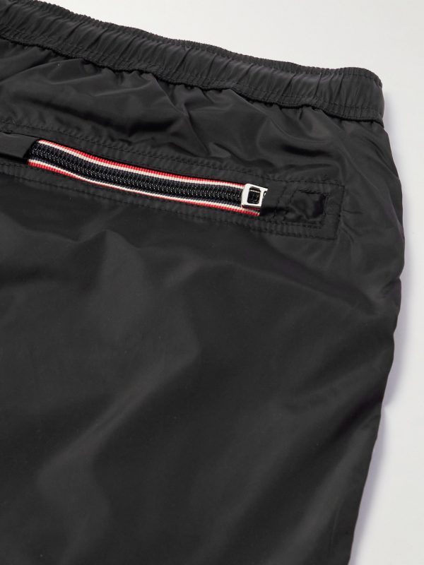 Slim-Fit Mid-Length Logo-Appliquéd Swim Shorts - CU