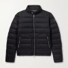 Acorus Quilted Nylon and Cashmere-Blend Down Zip-Up Jacket