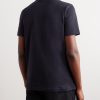 Slim-Fit Logo-Jacquard Cotton-Jersey T-Shirt - BK Slim-Fit Logo-Jacquard Cotton-Jersey T-Shirt - BK