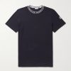 Slim-Fit Logo-Jacquard Cotton-Jersey T-Shirt Slim-Fit Logo-Jacquard Cotton-Jersey T-Shirt