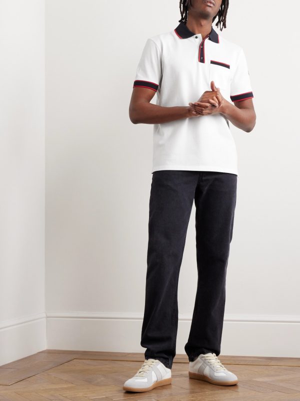 Logo-Appliquéd Cotton-Piqué Polo Shirt - OU Logo-Appliquéd Cotton-Piqué Polo Shirt - OU
