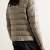 Jumeaux Logo-Appliquéd Shearling and Leather-Trimmed Suede and Quilted Shell Down Jacket - BK Jumeaux Logo-Appliquéd Shearling and Leather-Trimmed Suede and Quilted Shell Down Jacket - BK