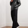 Logo-Appliquéd Quilted Shell Hooded Down Jacket - OU Logo-Appliquéd Quilted Shell Hooded Down Jacket - OU