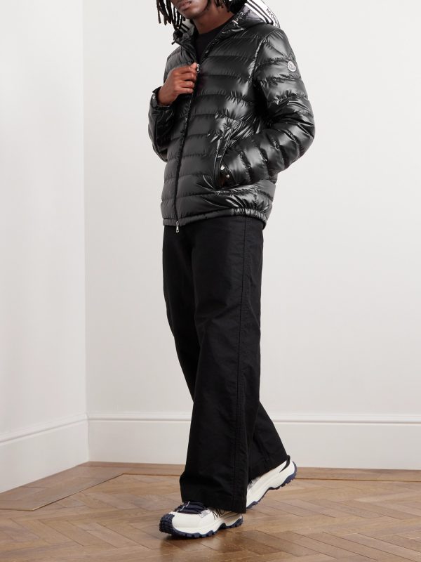 Logo-Appliquéd Quilted Shell Hooded Down Jacket - OU Logo-Appliquéd Quilted Shell Hooded Down Jacket - OU