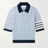 Jacquard-Knit Silk and Cotton-Blend Polo Shirt Jacquard-Knit Silk and Cotton-Blend Polo Shirt