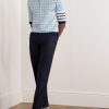 Jacquard-Knit Silk and Cotton-Blend Polo Shirt - OU Jacquard-Knit Silk and Cotton-Blend Polo Shirt - OU