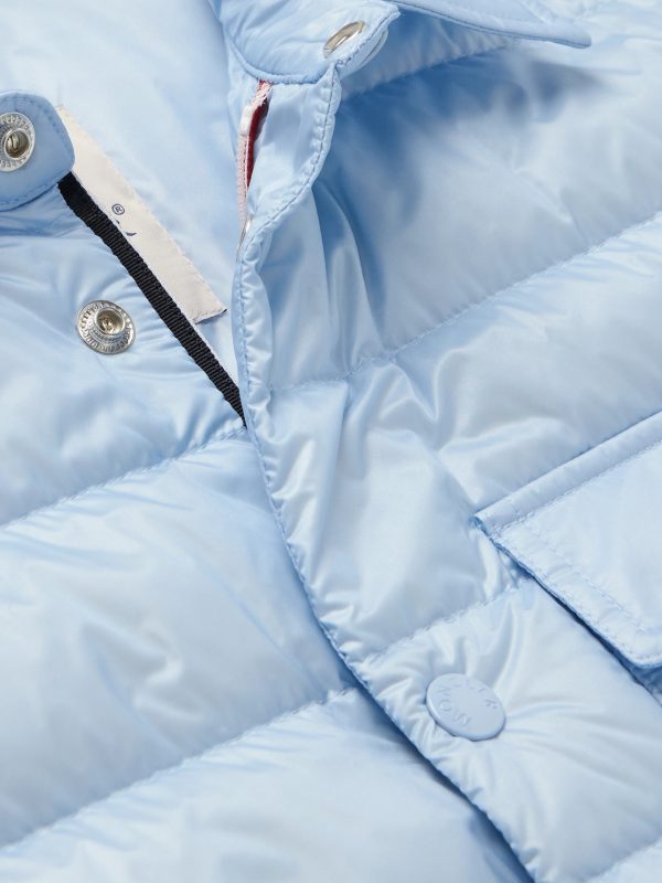 Logo-Appliquéd Quilted Shell Down Shirt Jacket - CU Logo-Appliquéd Quilted Shell Down Shirt Jacket - CU