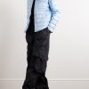 Logo-Appliquéd Quilted Shell Down Shirt Jacket - OU Logo-Appliquéd Quilted Shell Down Shirt Jacket - OU