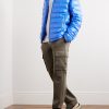 Logo-Appliquéd Quilted Shell Hooded Down Jacket - OU Logo-Appliquéd Quilted Shell Hooded Down Jacket - OU