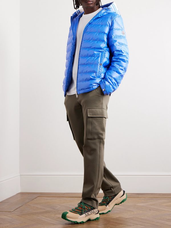 Logo-Appliquéd Quilted Shell Hooded Down Jacket - OU Logo-Appliquéd Quilted Shell Hooded Down Jacket - OU