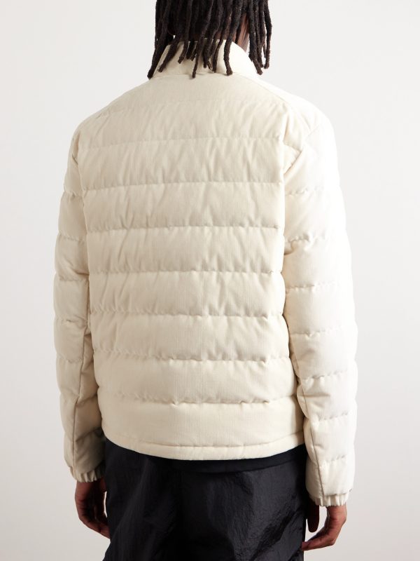 Logo-Appliquéd Quilted Cotton-Corduroy Jacket - BK Logo-Appliquéd Quilted Cotton-Corduroy Jacket - BK
