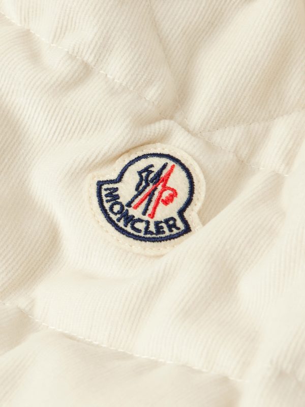 Logo-Appliquéd Quilted Cotton-Corduroy Jacket - E1 Logo-Appliquéd Quilted Cotton-Corduroy Jacket - E1