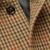 Checked Wool Coat - CU Checked Wool Coat - CU