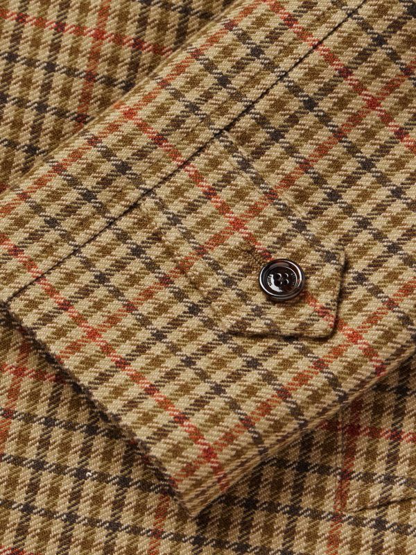 Checked Wool Coat - E1 Checked Wool Coat - E1