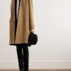 Checked Wool Coat - OU Checked Wool Coat - OU