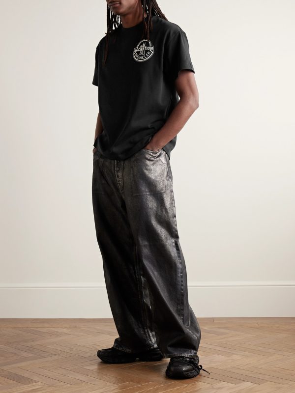 + Roc Nation by Jay-Z Logo-Print Cotton-Jersey T-Shirt - OU + Roc Nation by Jay-Z Logo-Print Cotton-Jersey T-Shirt - OU