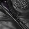+ Roc Nation by Jay-Z Cassiopeia Reversible Logo-Embossed Leather and Quilted Shell Down Bomber Jacket - CU
