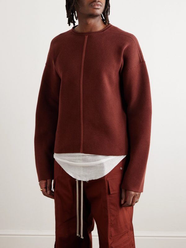 Ribbed Organic Cotton Sweater - FR Ribbed Organic Cotton Sweater - FR