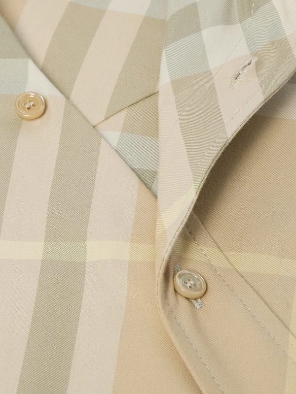 Button-Down Collar Logo-Embroidered Checked Cotton-Twill Shirt - CU