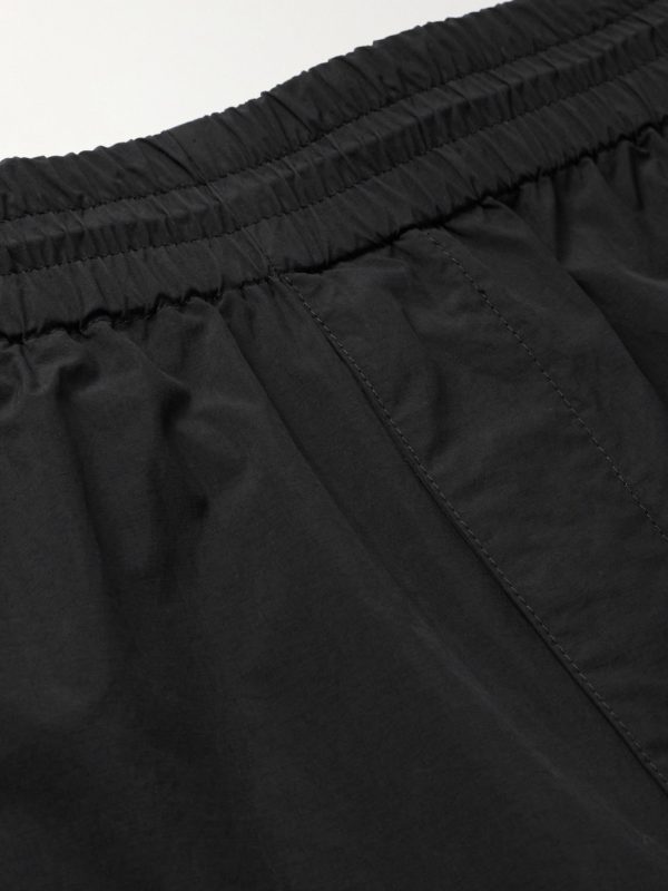 Wide-Leg Logo-Appliqued Nylon Cargo Trousers - E1 Wide-Leg Logo-Appliqued Nylon Cargo Trousers - E1