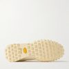 Hospoa Fringed Leather-Trimmed Suede Sneakers - E1