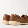 Americana II Eye-Folk Textured-Leather Boat Shoes - BK Americana II Eye-Folk Textured-Leather Boat Shoes - BK