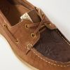 Americana II Eye-Folk Textured-Leather Boat Shoes - CU Americana II Eye-Folk Textured-Leather Boat Shoes - CU