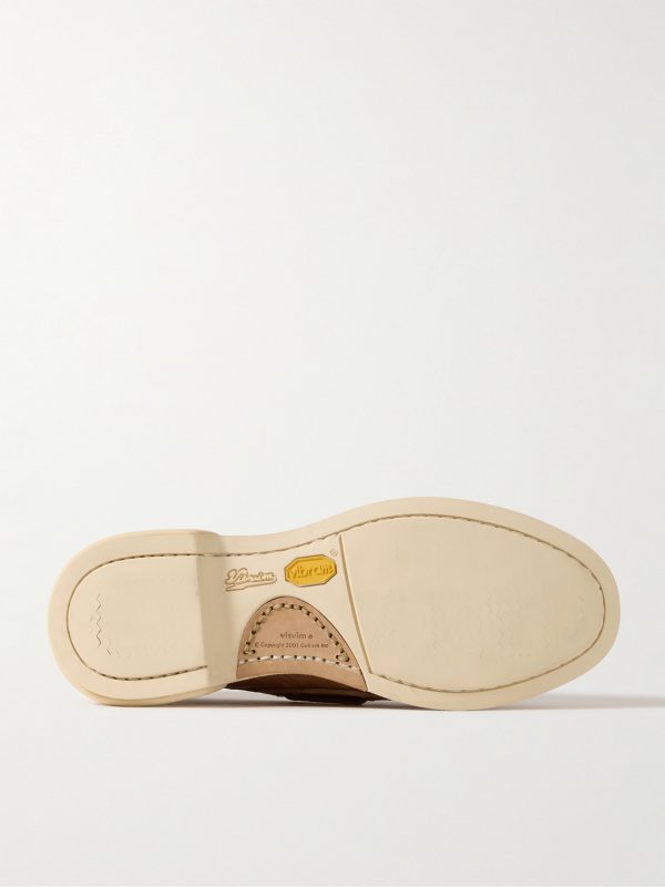 Americana II Eye-Folk Textured-Leather Boat Shoes - E1 Americana II Eye-Folk Textured-Leather Boat Shoes - E1