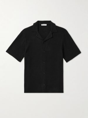 Camp-Collar Cotton-Blend Shirt Camp-Collar Cotton-Blend Shirt