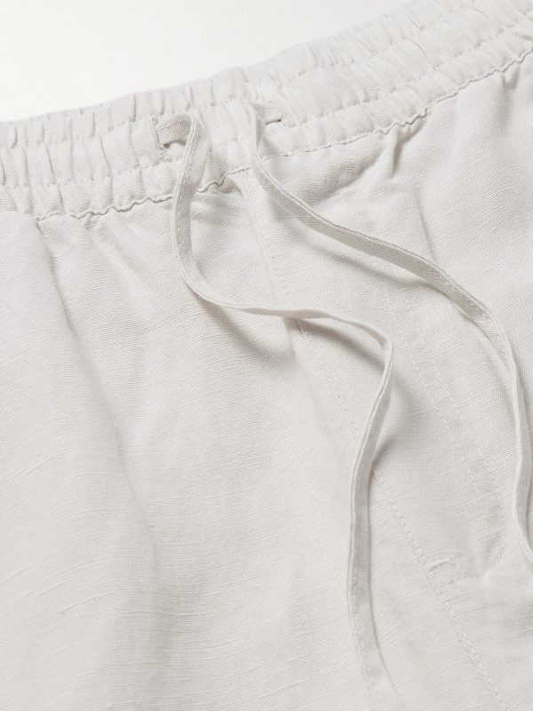 Air Straight-Leg Linen and Lyocell-Blend Drawstring Cargo Shorts - CU Air Straight-Leg Linen and Lyocell-Blend Drawstring Cargo Shorts - CU