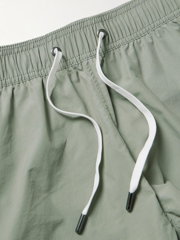 Charles Straight-Leg Mid-Length Swim Shorts - CU Charles Straight-Leg Mid-Length Swim Shorts - CU