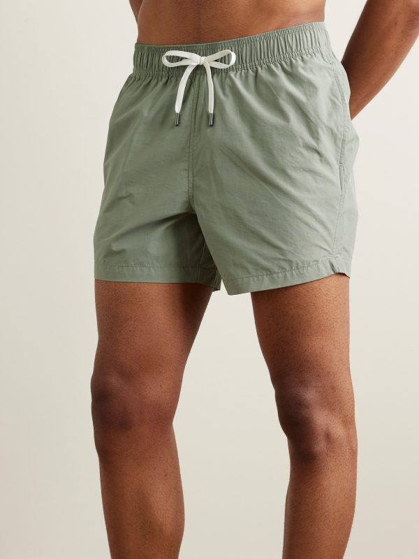 Charles Straight-Leg Mid-Length Swim Shorts - OU Charles Straight-Leg Mid-Length Swim Shorts - OU