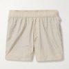 Straight-Leg Mid-Length Crinkled Swim Shorts Straight-Leg Mid-Length Crinkled Swim Shorts