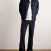 Visal Checked Crinkled Wool-Blend Overshirt - OU Visal Checked Crinkled Wool-Blend Overshirt - OU